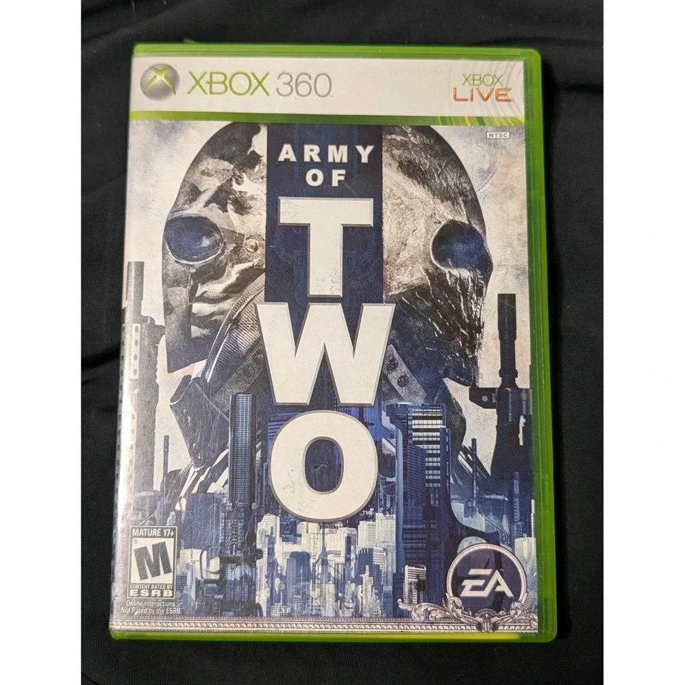 Army of Two Xbox‎ 360 Game EA Co-Op Shooter 2008 Original Black Label CIB Tested
